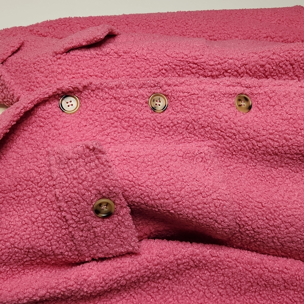 ENTRO Faux Sherpa Jacket Coat - Picture 6 of 15
